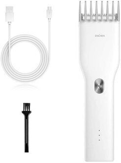 Boost Tondeuse Voor Mannen Kinderen Familie Gebruik Oplaadbare Draadloze Tondeuse Draagbare Elektrische Kapsel wit