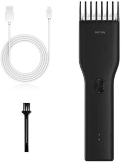 Boost Tondeuse Voor Mannen Kinderen Familie Gebruik Oplaadbare Draadloze Tondeuse Draagbare Elektrische Kapsel zwart