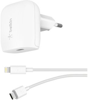BOOSTCHARGE USB-C-thuislader 18 Watt + Lightning-kabel