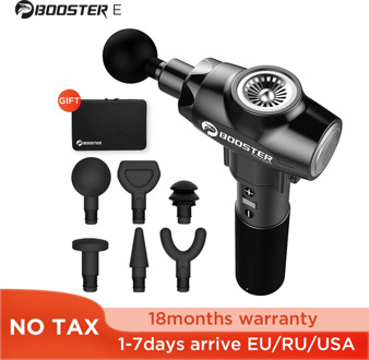 Booster E Massage Gun Deep Tissue Massager Therapy Body Muscle Stimulation Pain Relief for EMS Pain Relaxation Fitness Shaping