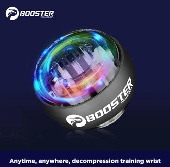 BOOSTER Massage Ball Gyro Wrist Power Ball Trainer Gyroscope Strengthener Arm Exerciser Exercise Machine Gym powerball Fitness