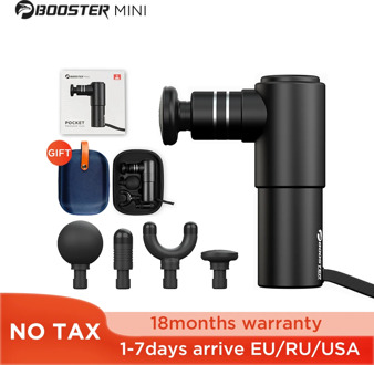 BOOSTER Mini Electric Muscle Massage Gun Pocket Neck Muscle Massager Pain Therapy for Body Massage Relaxation Pain Relief