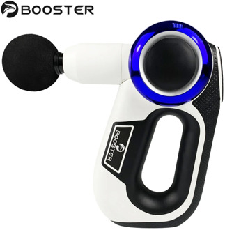 Booster S LCD Display Massage Gun Electric Body Massager Therapy Fascia Gun EMS Fitness Angle Adjustable Muscle Stimulator