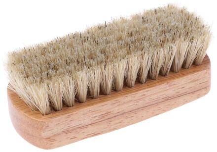 Boot Brush Cleaner Glans Schoen Varken Haren Borstel Met Houten Handvat Huishoudelijke Cleaning Tools & Accessoires Cleaning Borstels Willekeurige