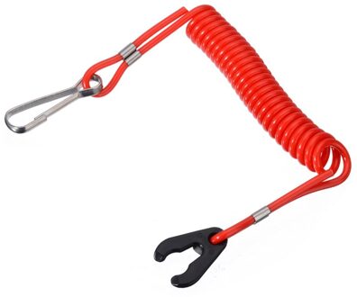 Boot Buitenboordmotor Motor Kill Stop Schakelaar Veiligheid Lanyard Clip Voor Voor Motorboot Motor Stop Schakelaar Sleutel Lanyard