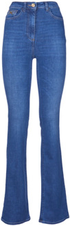Boot-cut Jeans Elisabetta Franchi , Blue , Dames - W28,W30,W31,W29,W27,W26