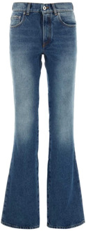 Boot-cut Jeans Off White , Blue , Dames - W25,W26,W27