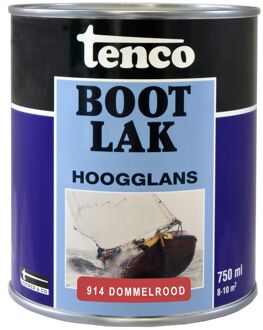 bootlak dommelrood 914 - 750 ml.