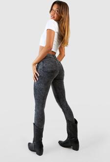 Booty Boost High Rise Skinny Jeans, Washed Black - 38