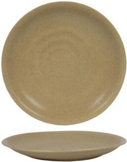 Bord Clay beige Ø27,6cm doos a 6 stuks