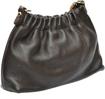 Bordeau-lederen Tas Kastanjebruin - One Size