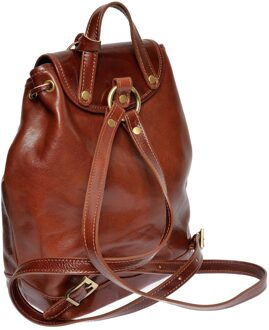 Bordeau Leer Tas Kastanjebruin