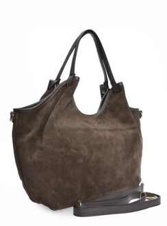 Bordeauleren Tas Kastanjebruin - One Size