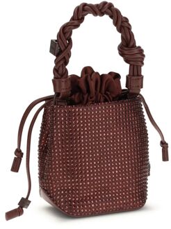 Bordeaux Gerecycled Polyester Handtas Rood