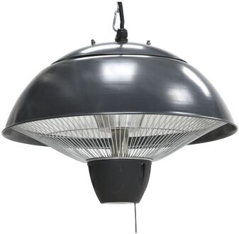 Bordeaux hangende heater 43 cm - donker grijs