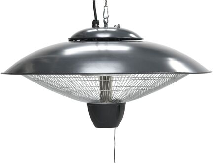 Bordeaux hangende heater donker grijs 60 cm