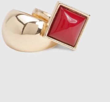 Bordeaux Statementringen 2-Pack, Burgundy - ONE SIZE