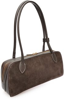 Bordeauxleren Tas Kastanjebruin