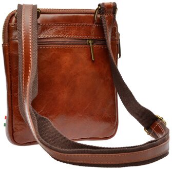 Bordeauxleren Tas Kastanjebruin