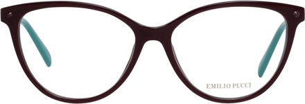 bordeauxrode dames monturen Rood - One Size