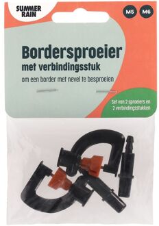 Bordersproeier met verbindingstuk - 2 stuks