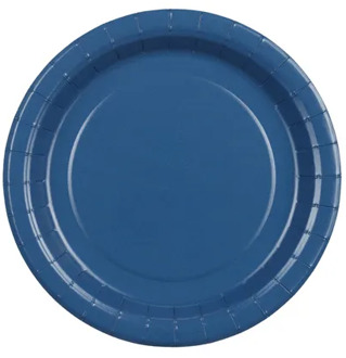 Bordjes Donkerblauw 18cm (6st)