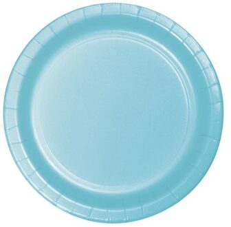 Bordjes Pastel Blauw 23cm (8st)