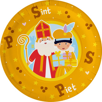 Bordjes Sint & piet Cartoon Vigo (8st) Multikleur - Print
