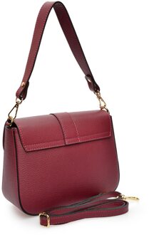 BORDO Leren Tas Bordeaux