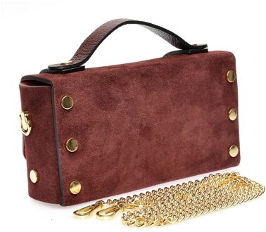 BORDO Leren Tas Bordeaux