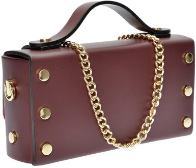 BORDO Leren Tas Bordeaux