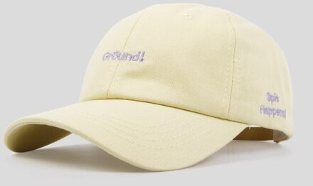 Borduren Letters Hoeden Voor Vrouwen Baseball Hoeden Geel Katoen Soft Top Mens Cap Zwart Beige Wit Vader Hoeden