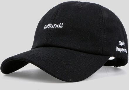 Borduren Letters Hoeden Voor Vrouwen Baseball Hoeden Geel Katoen Soft Top Mens Cap Zwart Beige Wit Vader Hoeden