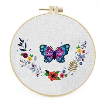 Borduren Met Hoepel Dieren Diy Handwerk Handwerken Voor Beginner Borduurpakketten Schilderen Naaien Lint Arts Home Decor