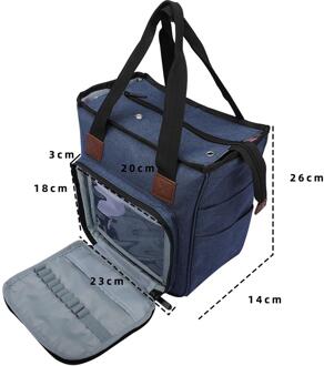 Borduurgaren Opbergtas Grote Capaciteit Breien Haaknaalden Organizer Draad Garen Case Houder Naaien Gereedschap Tas F