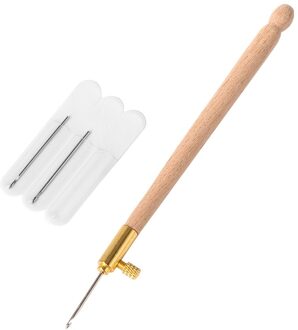 Borduurwerk Handvat Tambour Haaknaald Met 3 Naalden Franse Haak Borduren Kralen Hoepel Naaien Tool Set Diy Craft 01