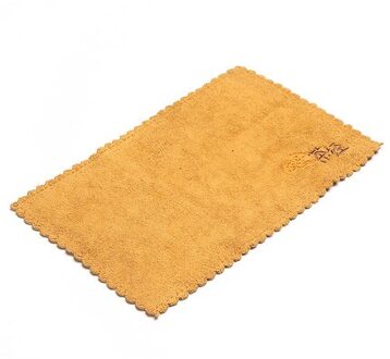 Borduurwerk Theedoek Absorberende Tafelkleed Kung Fu Thee Set Accessoires Handdoek Theeceremonie Katoen Veeg Pot Handdoek Wisser 1 stk geel