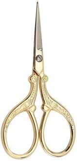 Borduurwerk Vintage Steek Naaien Schaar Retro Stof Cut Roestvrij Staal Op Maat Schaar Voor Handwerken Huishoudelijke Naaien Gereedschap goud