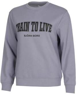 Borg Essential Sweatshirt Dames blaugrau - L