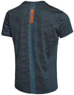 Borg Performance T-shirt Heren blauw - S