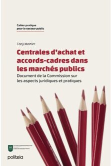 Borgerhoff & Lamberigts Accord-Cadre Et Centrale D'Achat - Tony Mortier