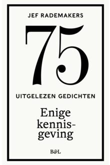 Borgerhoff & Lamberigts Enige Kennisgeving - Jef Rademakers