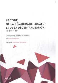 Borgerhoff & Lamberigts Le Code De La Démocratie Locale Et De La Décentralisation