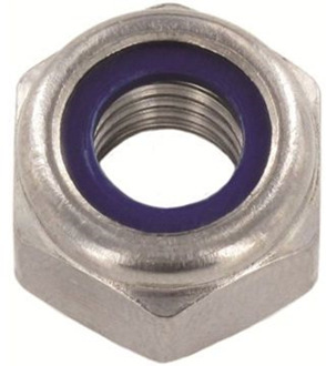 borgmoer nyloc DIN 982 M 4 rvs A2 | 200 stuks - 96600400001