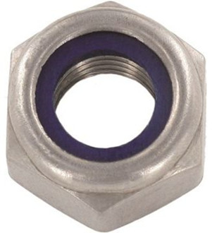 borgmoer nyloc DIN 985 M16 rvs A2 | 50 stuks - 95601600001