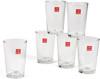 Bormioli 18x Stuks stapelbare drinkglazen/waterglazen transparant 180 ml- Glazen - Drinkglas/waterglas/sapglas