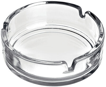 Bormioli Asbak - transparant - 11 cm - glas - rond