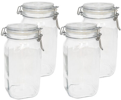 Bormioli Rocco 10x Weckpot/inmaakpot 1,5 liter met beugelsluiting