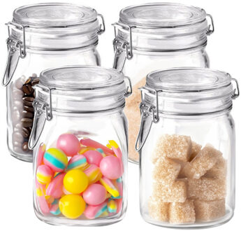 Bormioli Rocco 10x Weckpotten met beugelsluiting 1 liter - Action products