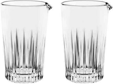 Bormioli Rocco 3x Luxe glazen water karaffen van 550 ml